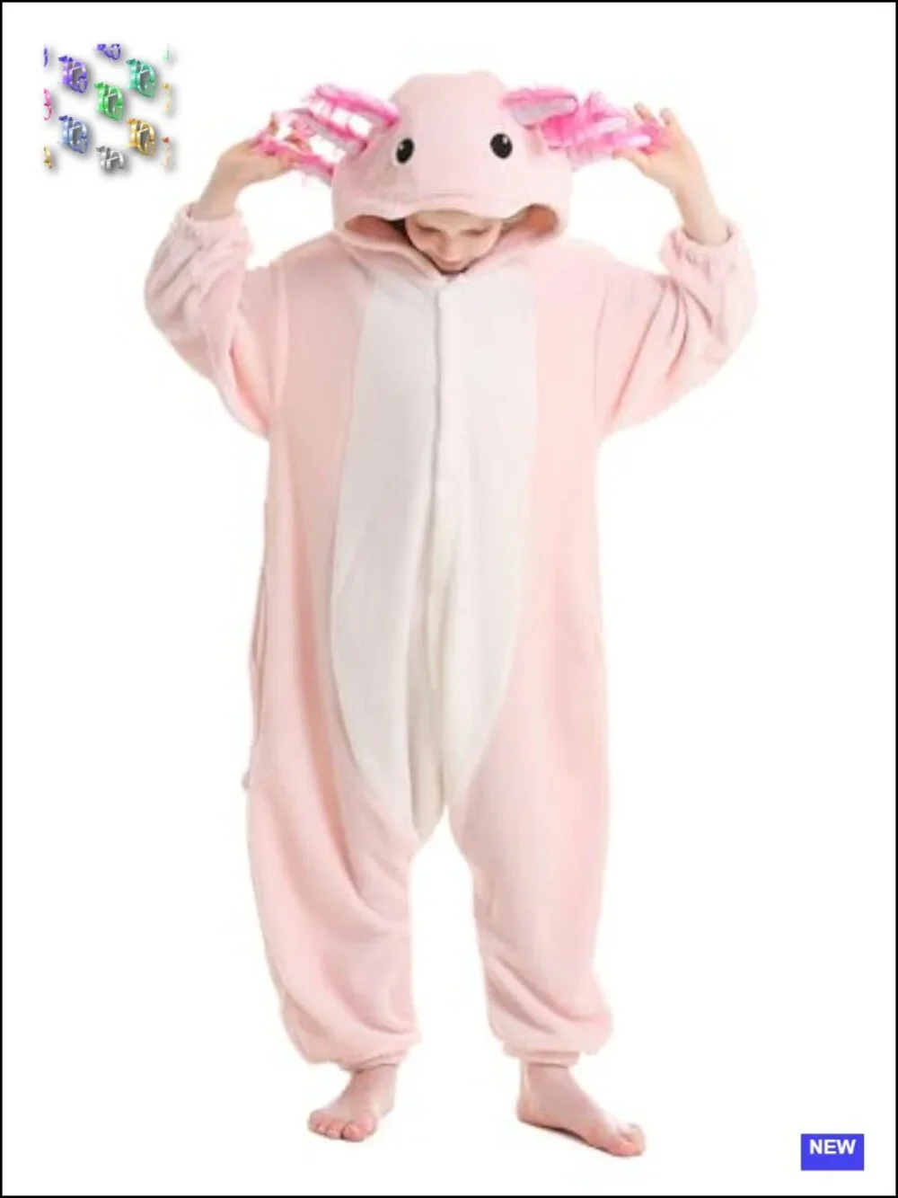 Kids Flannel Onesie Pajamas Animal Costume Halloween Cosplay Zipper